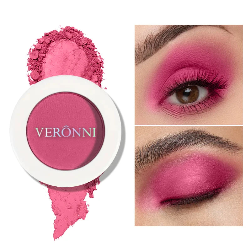 VERONNI Single Eyeshadow Matte Shimmer Glitter Pigment Waterproof Qme 109