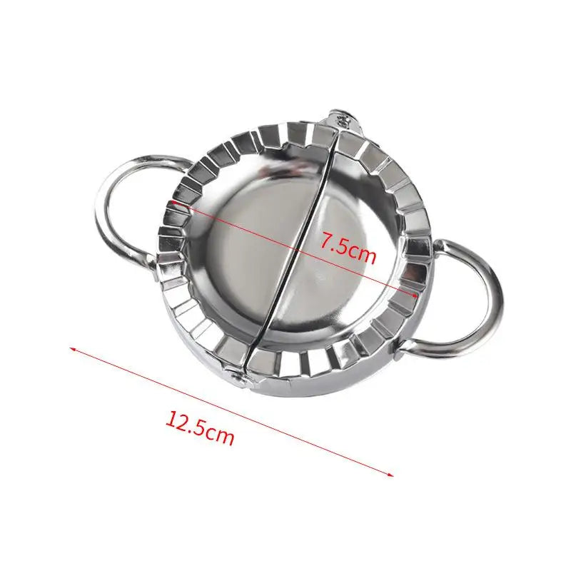 Dumpling Machine Tools Mold Clamp Baking Pastry Kitchen Qme silver S