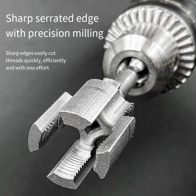 Pipe Thread Cutting Tool Integrated Internal External Threading Qme