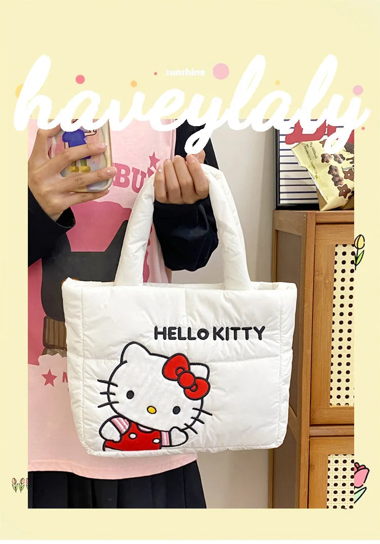 Cute Cartoon Plush Bag Handbag Single Shoulder Crossbody Soft Stuffed Qme