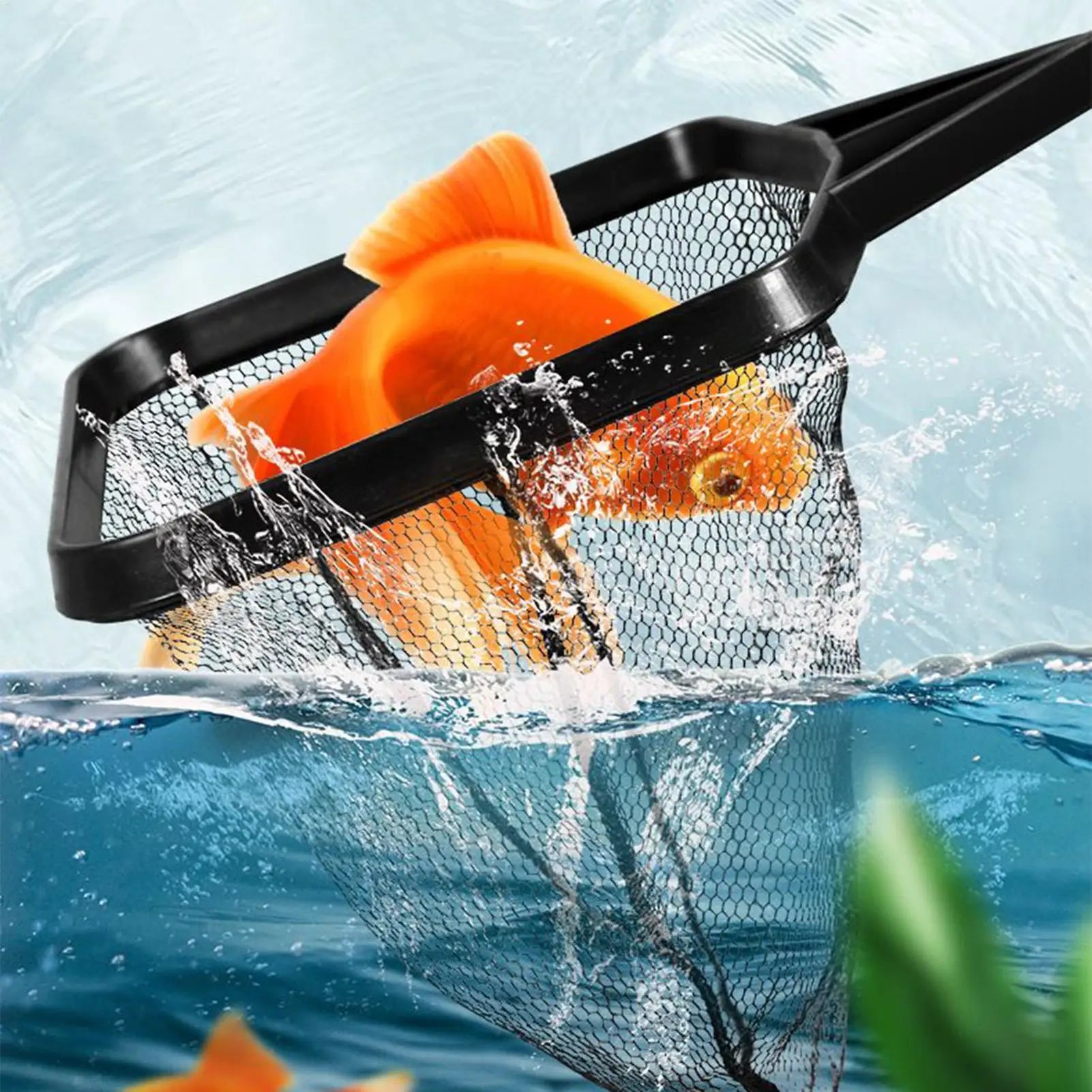 Pool Nets for Cleaning Portable Pool Strainer Net Portable Debris Removal Tool for Aquarium Fountain Tubs Fish Tank Cleaning Qme