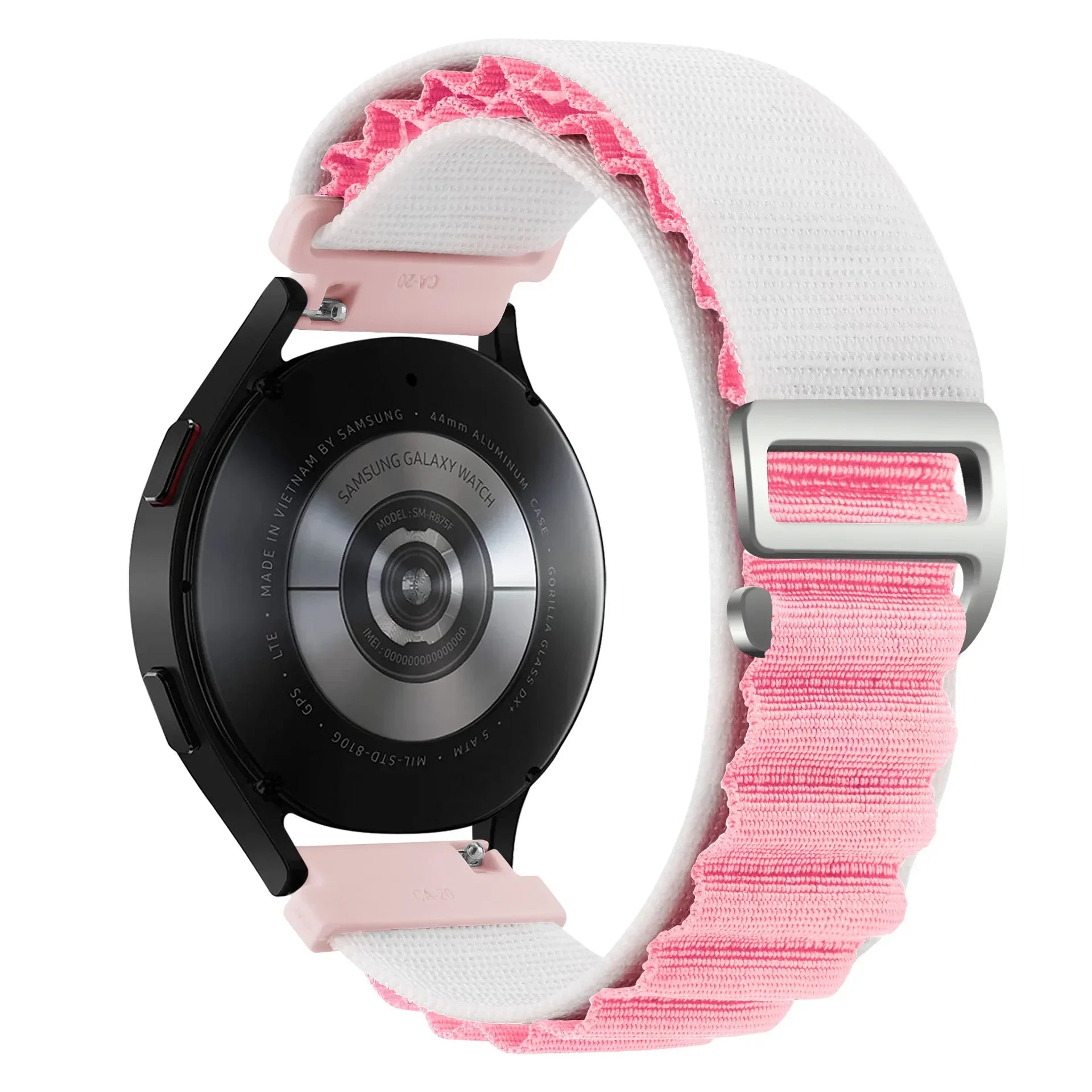 A Alpine Nylon Wrist Strap 18/20/22mm Outdoor Sport Sweatproof Compatible with Huawei Watch GT6 5 4 Samsung Watch Series 4-7 Qme