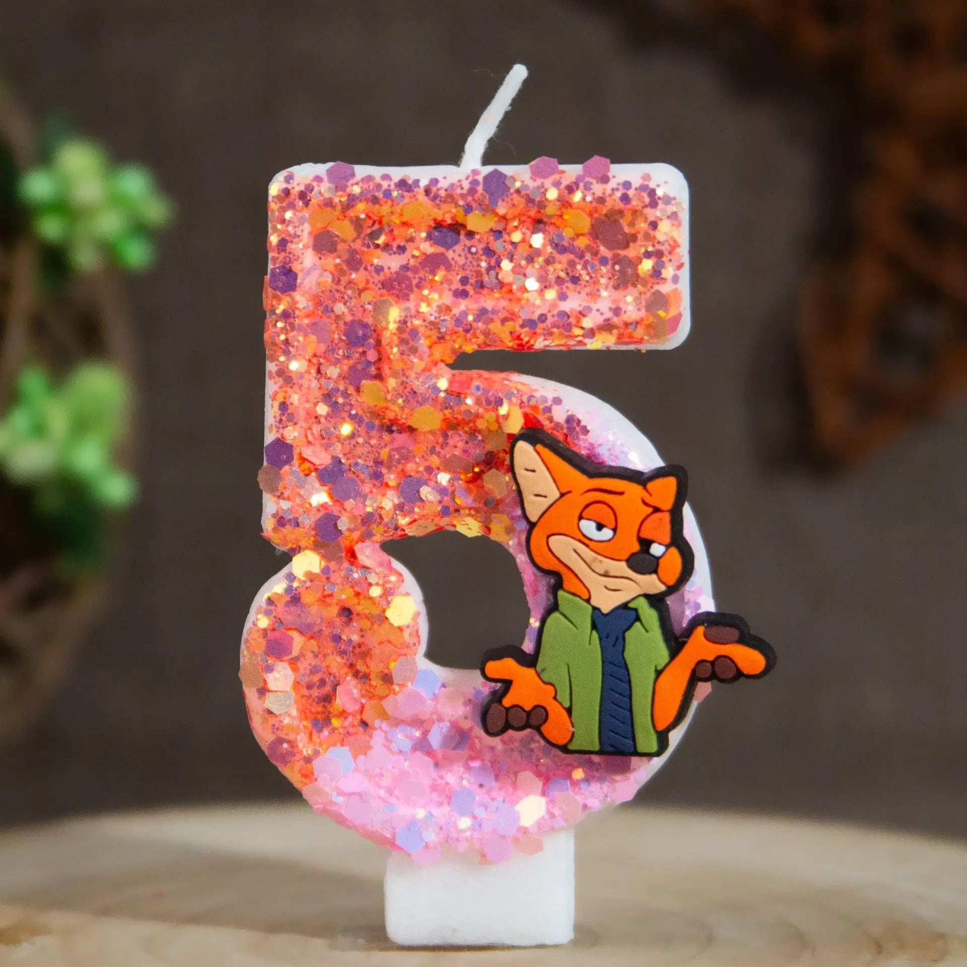 Nick's Birthday Candles Number 0-9 Cake Decorations Candle Student's Qme 5