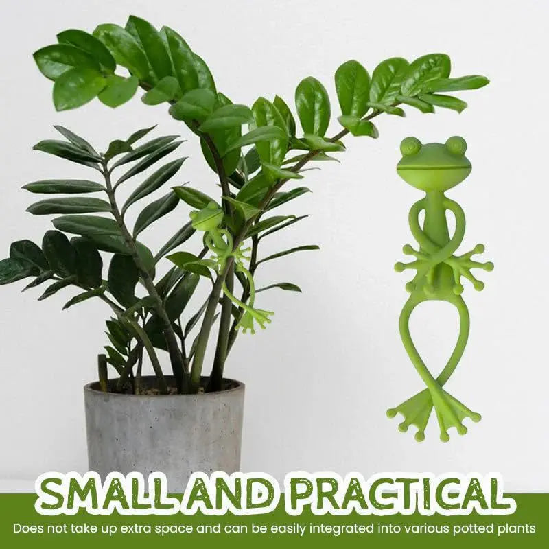 Frog Plant Stand Fixed Clip Plastic Decorative Support Frame Qme