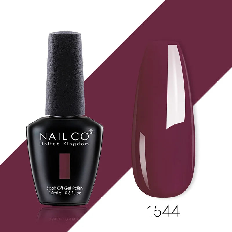 NAILCO 85 Colors Nail Gel UV LED Lacquer Manicure Varnish Hybrid Semi