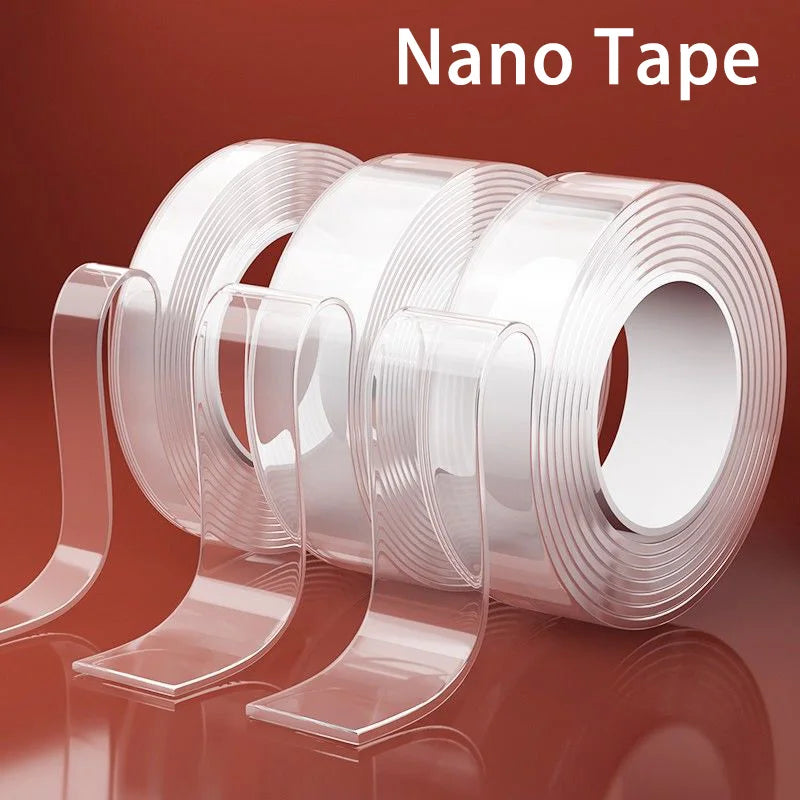 Ultra-thick Nano Tape Is Traceless, Transparent, High-Viscosity, Double-Sided Tape, Strong Adhesion Kitchen Household Waterproof Qme