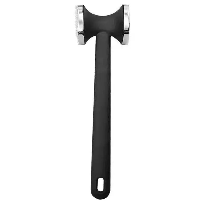 Heavy-duty Kitchen Meat Mallet Rubber Handle Alloy Hammer Head Easy Qme B