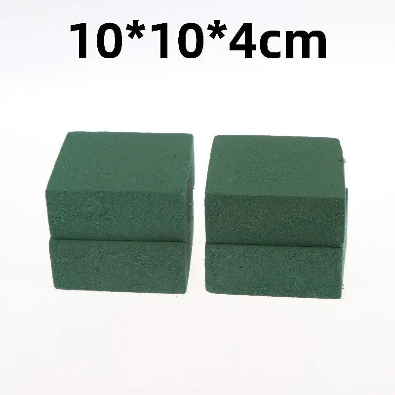 4Pcs Wet Floral Foam Blocks For Fresh And Artificial Flowers Home Wedding Party Holiday Decorations Qme 10x10x4cm 4pcs