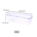 Lid Loaf Bread Container Kitchen Organizer Plastic Storage Box Qme M