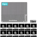 Wear-resistant Heavy Duty Anti-slip Pedal Tape Protection Non-slip Stickers for Stairs Adhesive Tape Grey Qme 12pcs 76cm 15cm