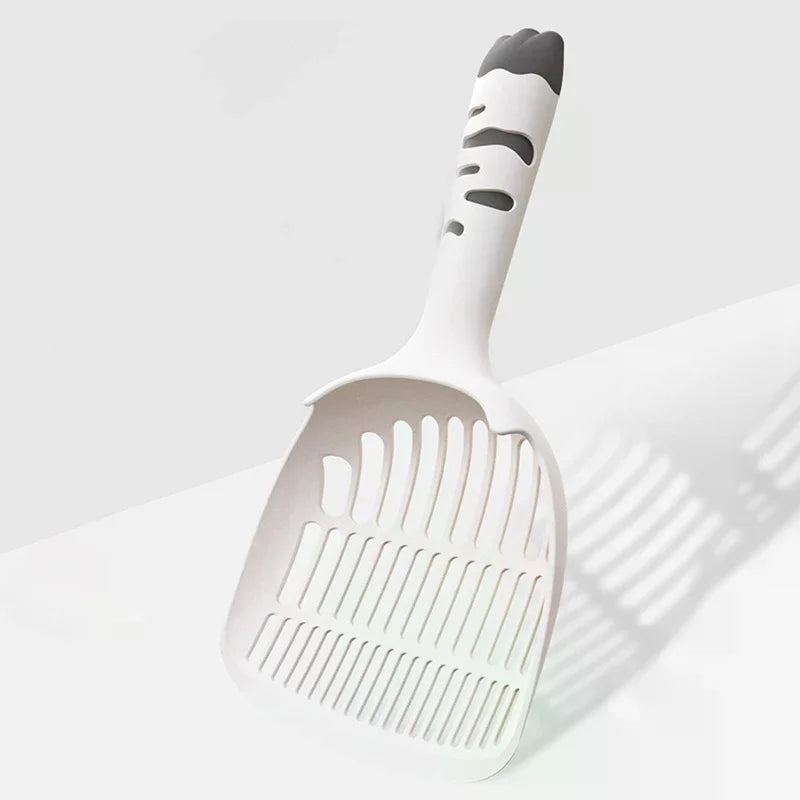 Cat Litter Scoop Plastic Cat Litter Shovel With Base Self Cleaning Cat Litter Box Shovel Kitten Toilet Clean Tools Cat Supplies Qme