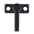 Impact Resistant Push Fire Buckle Zinc Alloy T-shaped Locking Pin Qme Black