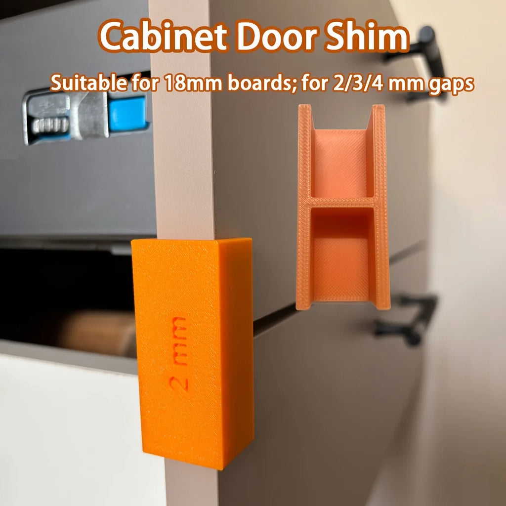 2/3/4mm Cabinet Panel Shims, Drawer Spacers for Home Woodworking Repair Qme