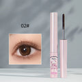 QIBEST 4D Silk Fibre Mascara Curling Thick Ultra-fine Brush Eyelash Extension Black Brown Waterproof Mascara Women Eye Cosmetics Qme 02