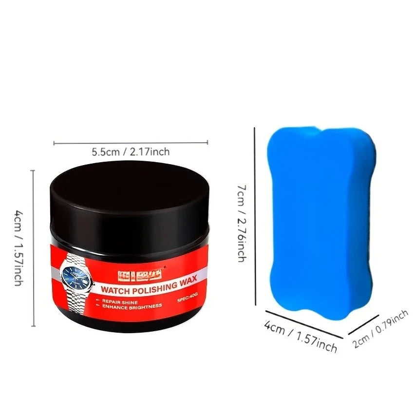Instant Watch Polishing Paste - Metal Frame Renewal Cream, Strap and Screen Scratch Repair, Metal Jewelry Repair Qme