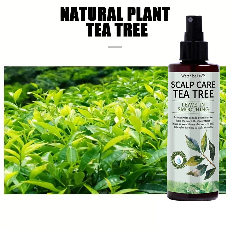 Tea Tree Essential Oil, Deeply Moisturizes Dry and Frizzy Hair, Suitable for Facial, Body, Light Beige Skin Care, and Nails, an Ideal Choice for All Seasons Qme