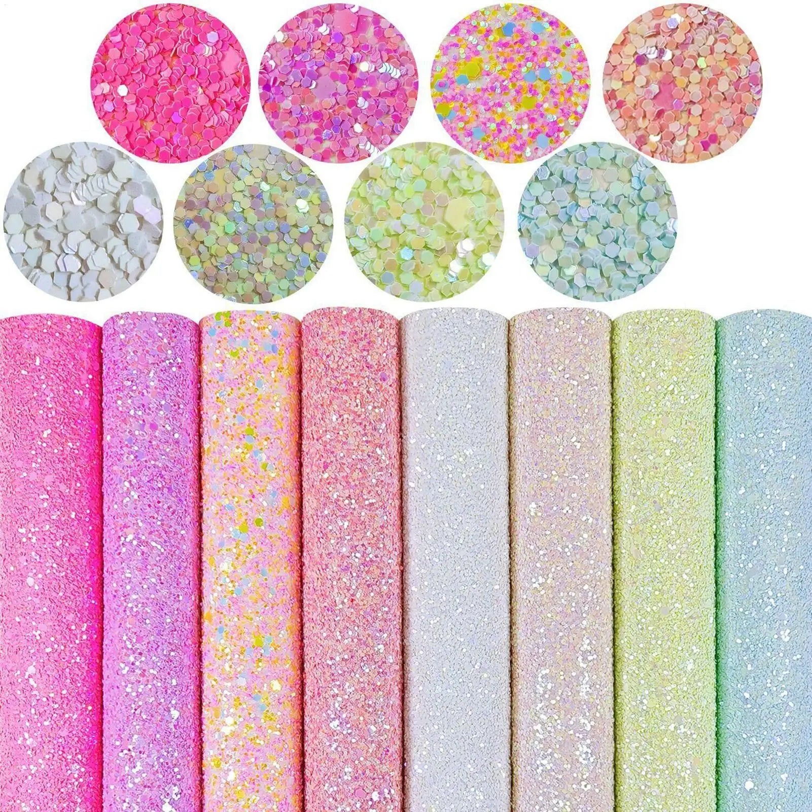 Sequins For Crafts 8 Pieces A4 Glitter Sequins Sheet Beaded Jewelry Decoration For Fabric Scrapbook Crafts Embroidery Costume Qme