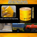 Yellow Car Reflective Tape DOT-C2 Safety Conspicuous Sticker For Safety Truck Motorcycle Bicycle Trailer Qme Yellow 1m 50mm