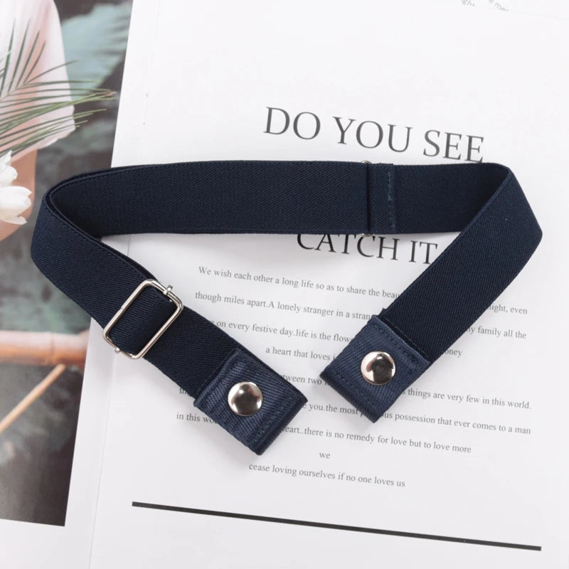 Elastic Belt Without Buckle Canvas Women Ladies Jeans Pants Waist Qme BEE-14 length 60-100cm China Mainland