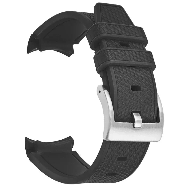 Watch Band for Omega X Swatch Joint MoonSwatch Speedmaster Curved End Rubber Silicone Strap Women Men Soft Sport Bracelet 20mm Qme