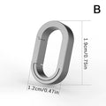Connection Buckle Universal Joint Auxiliary Ring Titanium Alloy Mini Qme B