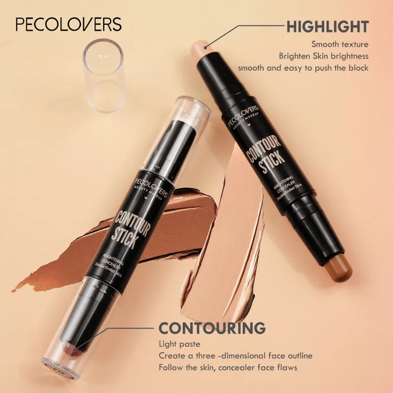 Makeup Base Foundation Cream Face Concealer Contouring Bronzer Beauty Qme