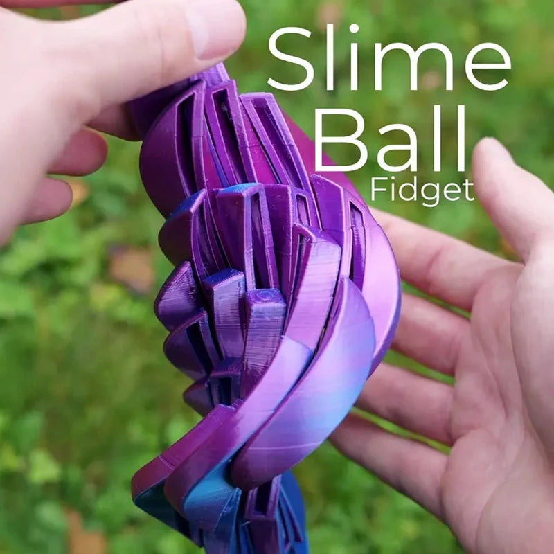 Gear Liquid Flow Ball Rotating Design Relief Toys Offic Slime Fidget Qme
