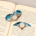 1 Multifunctional Ocean Beach Resin Book Page Holder Durable School Qme 2pcs