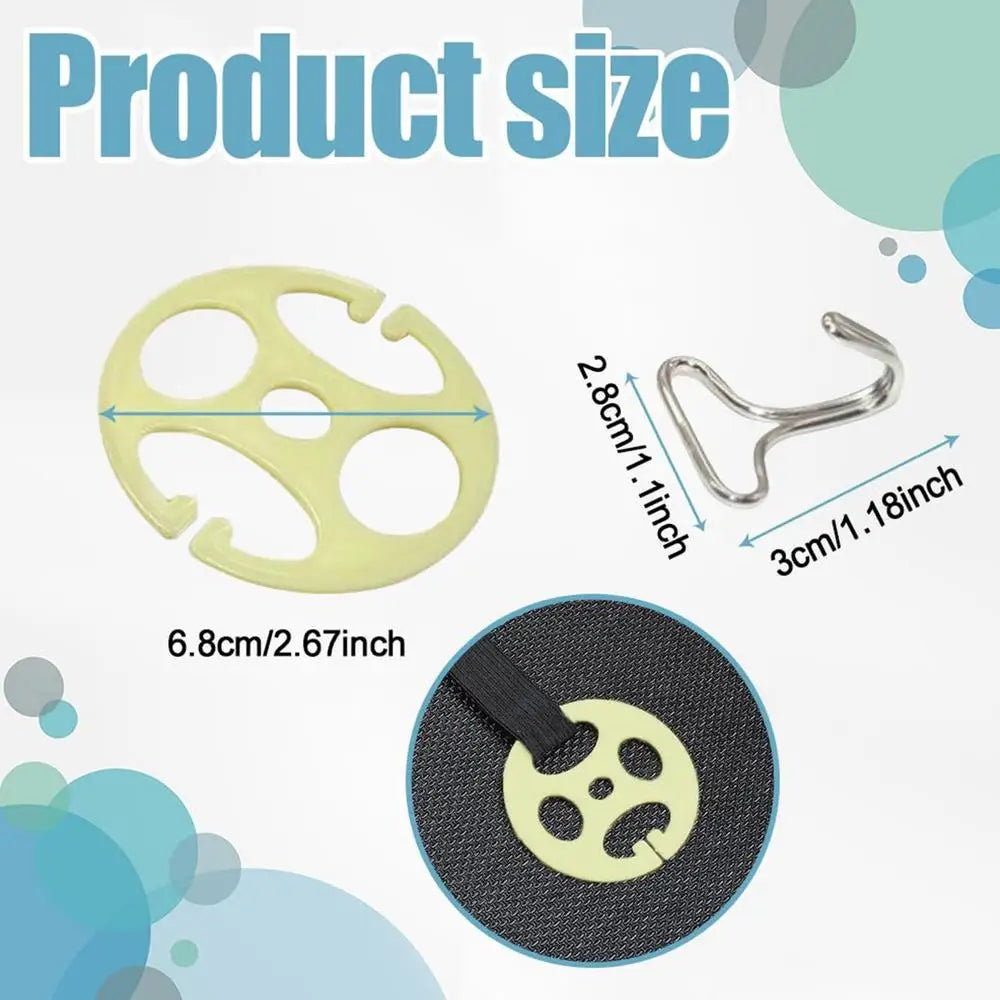 1Set Car Seat Cover Clips Car Seat Cover Plum Plate Metal Hooks 12Pcs Car Seat Covers Chucks And 12Pcs Metal Hooks Locking Clip Qme 02