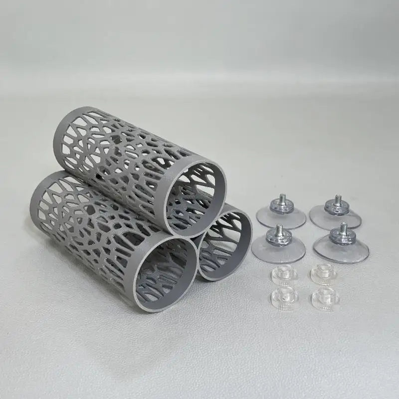 Suction Cup Fish Aquarium Hideout Resting Tube Bed Tunnel Hollow Qme A2