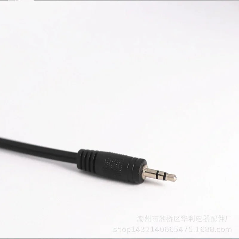 10pcs High Quality Copper 3.5mm Male Jack 3.5 Mm Aux Auxiliary Cable Cord To AV 2 RCA Female Stereo Music Audio Cable Qme