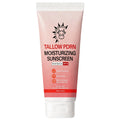 Broad Spectrum SPF 50 Sunscreen - Tallow PDRN Infused, Non-Irritating, Moisturizing with Collagen for Sensitive Skin Qme Pink 100g