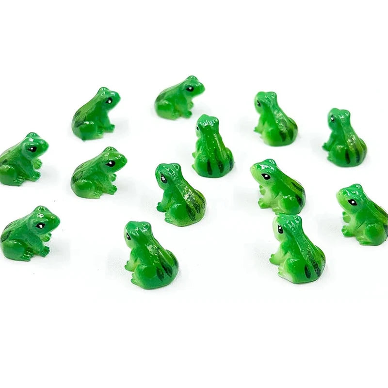5 Resin Crafts Home Decoration Accessories Party Decoratio Mini Frog Qme