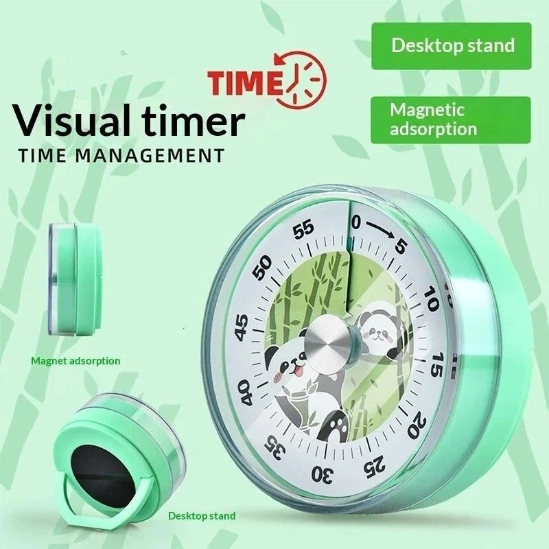 Magnetic Clock Timer Mechanical Loud Alarm Kitchen Cooking 60-Minutes Qme A1