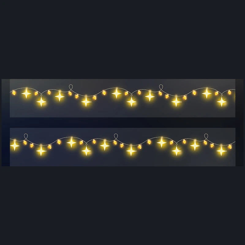 Tape 30mm*2m Small Star Lights PET Iridescent Tape - Handbook Stationery for DIY Handmade & Scrapbook Diary Decoration Qme 6