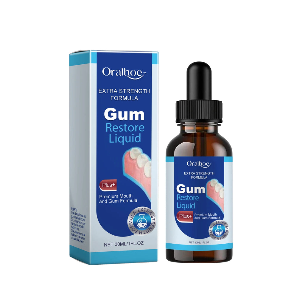 Gum Repair Serum Relieve Gingival Swelling Improve Tooth Sensitivity Removal Odor Reduce Yellow Stain Whiten Mouth Care Liquid Qme 30ml Boxed Combo adults