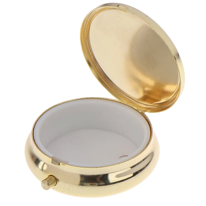 Metal Pill Boxes Medicine Organizer Container Case Candy Box Qme