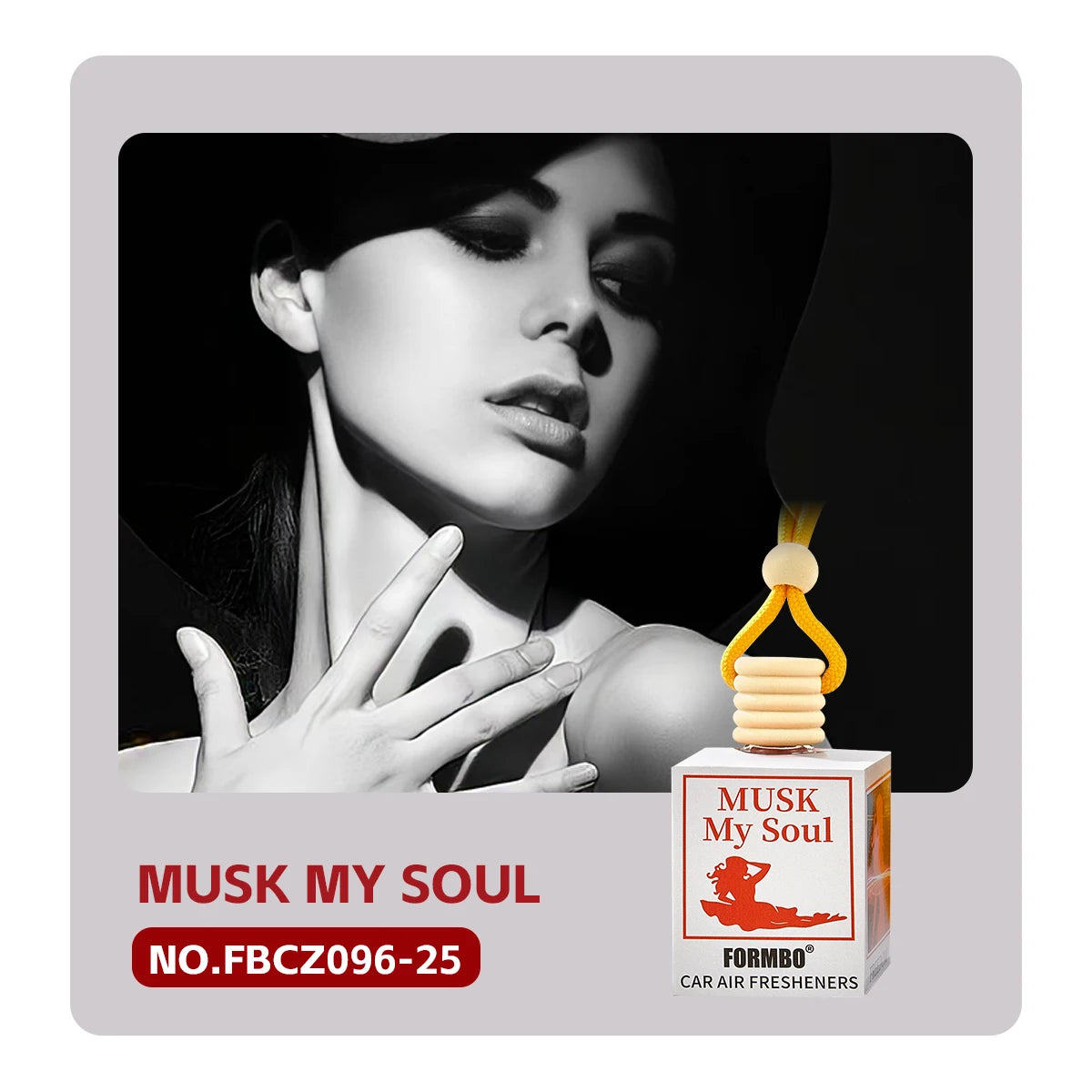 Fragrant Journey Fresh Car Perfume Lasting Fragrance Deodorization Qme 096 MUSK MY SOUL