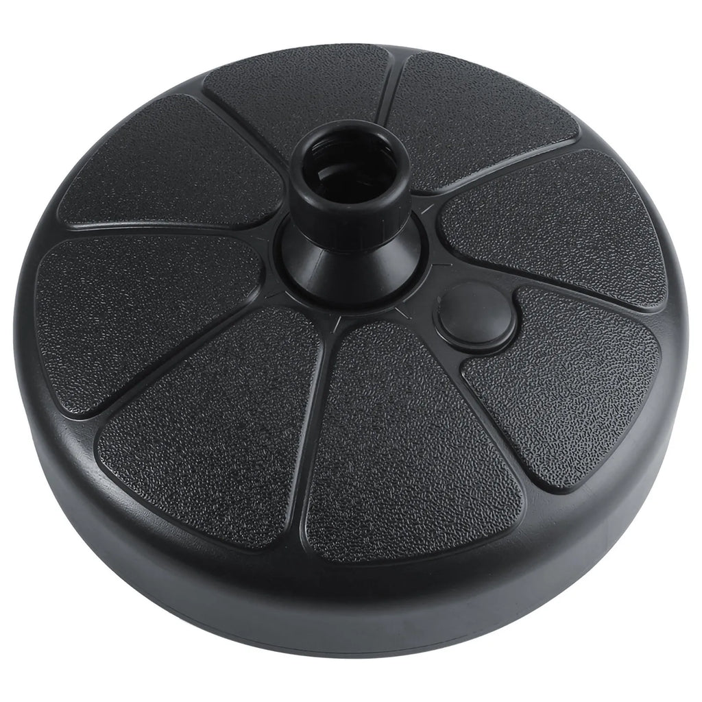 Fillable Umbrella Base Stand Round Plastic Water Sand Filled Patio Garden Umbrella Holder Outdoor Patio Umbrella Stand Qme