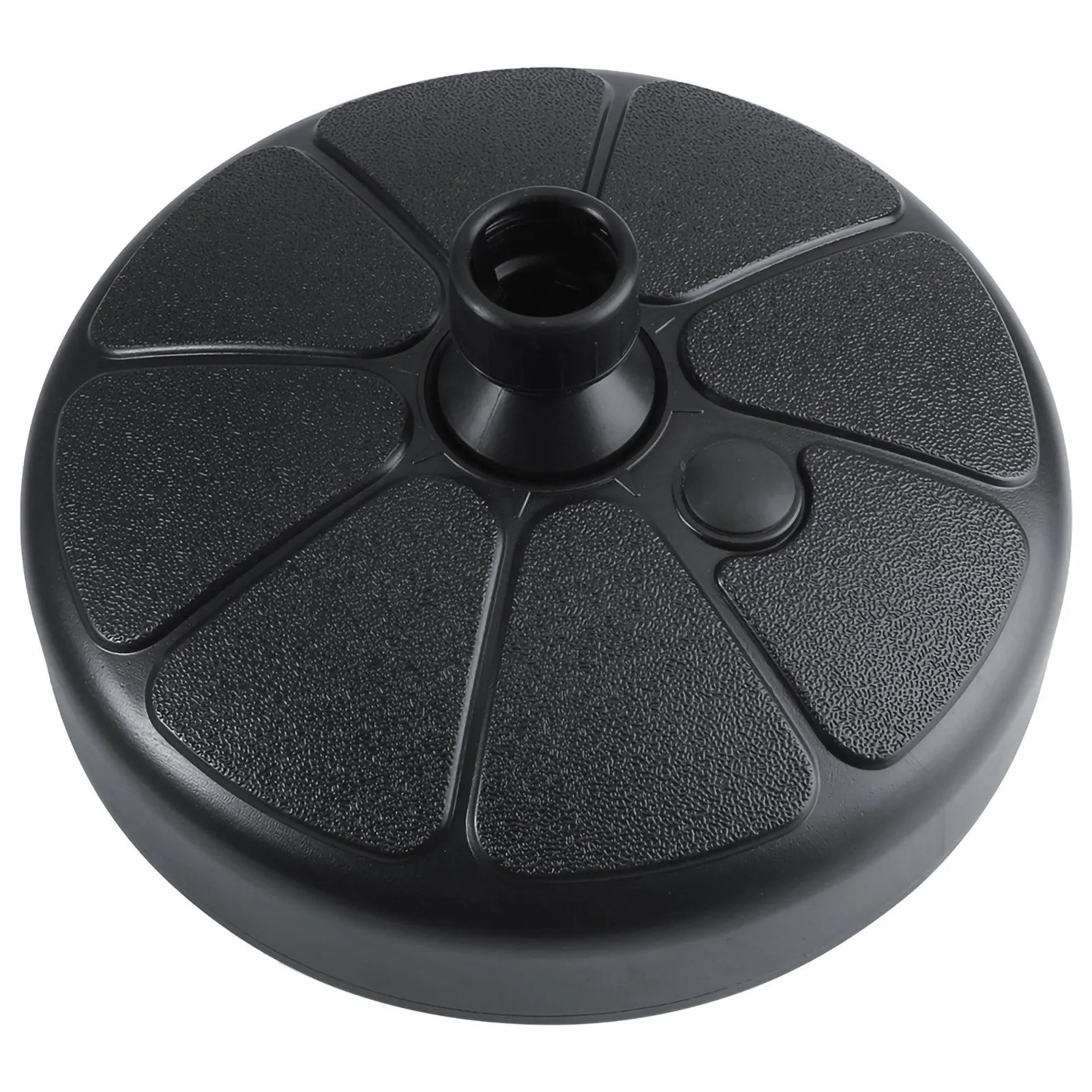 Fillable Umbrella Base Stand Round Plastic Water Sand Filled Patio Garden Umbrella Holder Outdoor Patio Umbrella Stand Qme