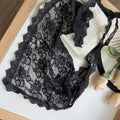 Y2K Women Lace Flower Elegant Skirt Stacked Belt Flower Sweet Triangle Scarf Breathable Travel Photo Headband Turban Accessories Qme B1