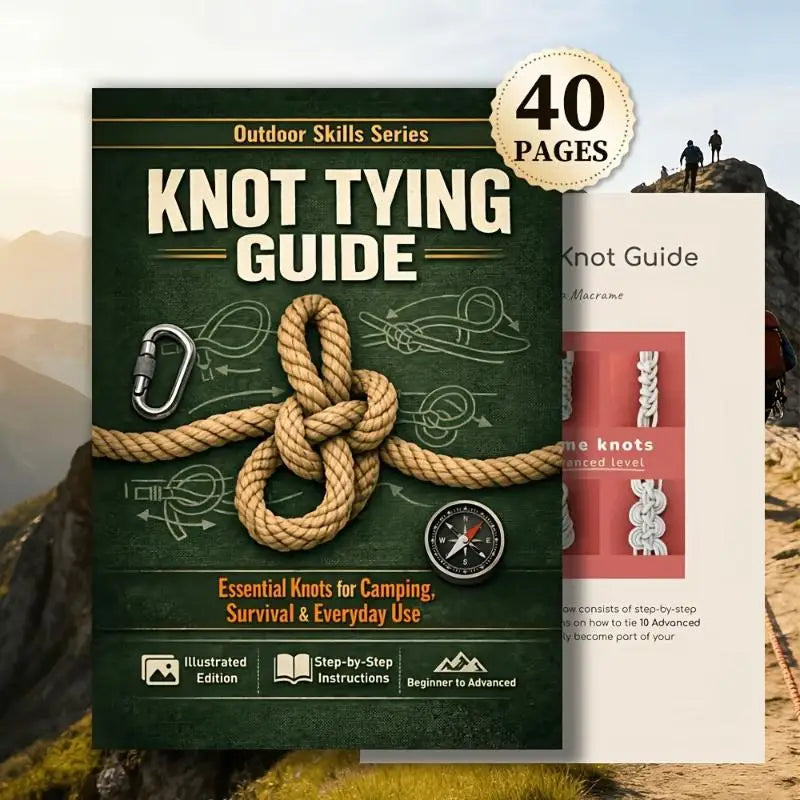 Essential Knot Tying Book Camping Survival Step 50 Knots Illustrated Qme
