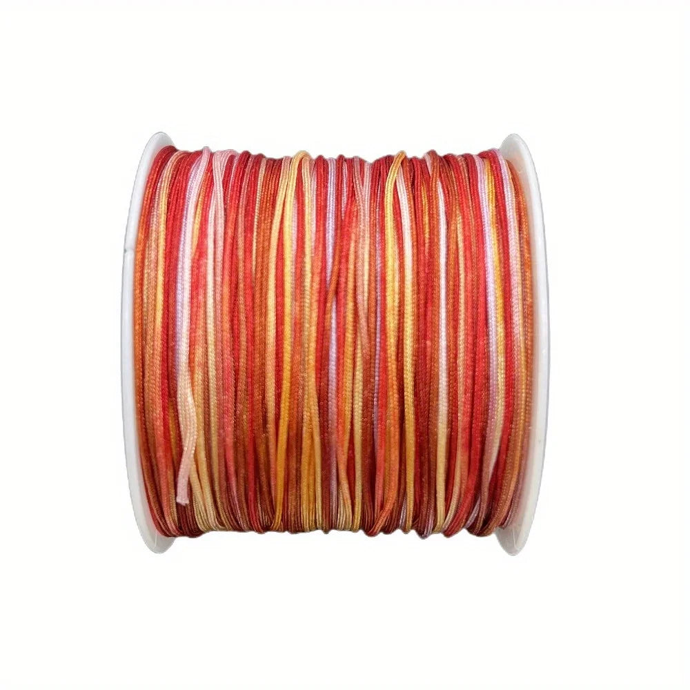 NEW DIY Hand-made Rope Braided Thread Bracelet Rope Tassel Wire Jewelry Line -Beading Cords & Threads Qme Color 01