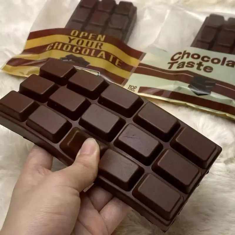 PU Squishy Chocolate Bar Ultra Slow Rising Realistic Toy Soft Squeeze Qme Default Title