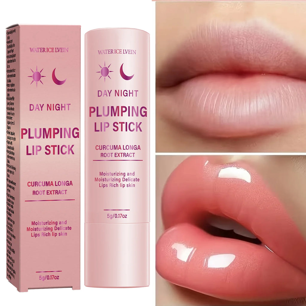 Day & Night Lip Cream with Curcuma & Aloe Vera, Moisturizing & Plumping Lip Care Qme