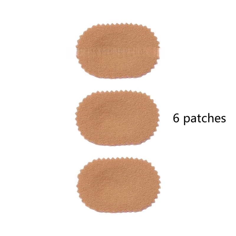 3/6/9/18/24 Corn Patches Latex Flannel Preventing Chafing Round Stickers Remove Feet Calluses Corn Patches Anti-Abrasion Patch Qme 6 patch China Mainland