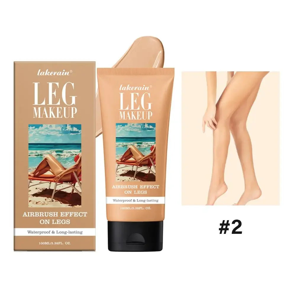 3 Colors Leg Body Makeup Foundation 30/100ml Waterproof Long Lasting Anti-Transfer Concealer Even Skin Tone Body Tanning Cream Qme A2