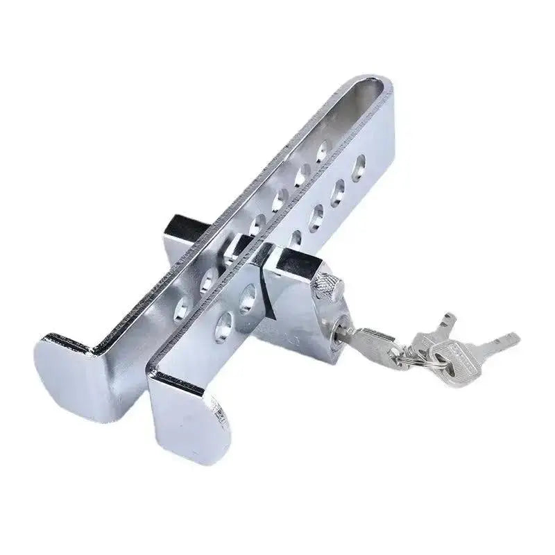 Car Anti-Theft Lock Steering Wheel & Brake Pedal Clutch Lock Safety Door Lock Interior Protection for Vehicle Security Qme