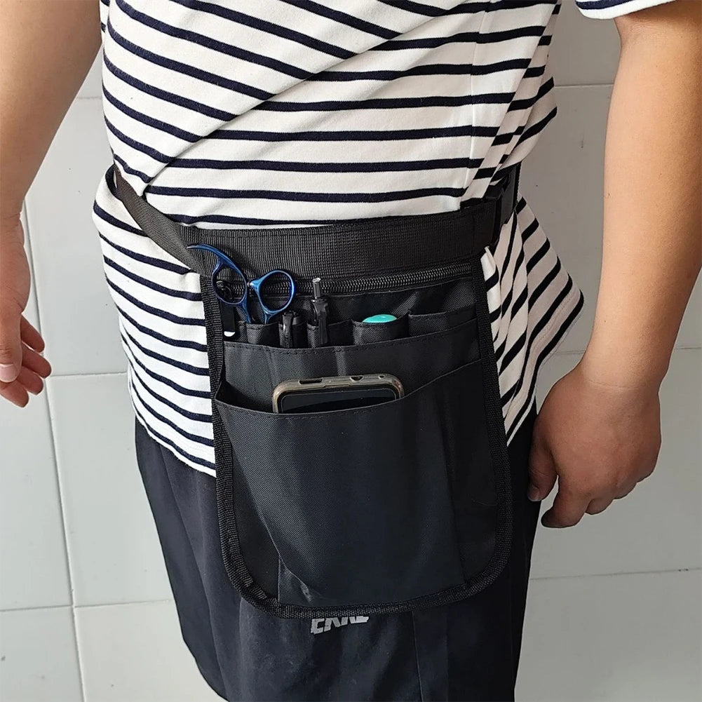 Tool Waist Bag Oxford Cloth Hand Repair Hardware Toolkit Adjustable Storage Bags Multi-compartment Pocket Bag Qme