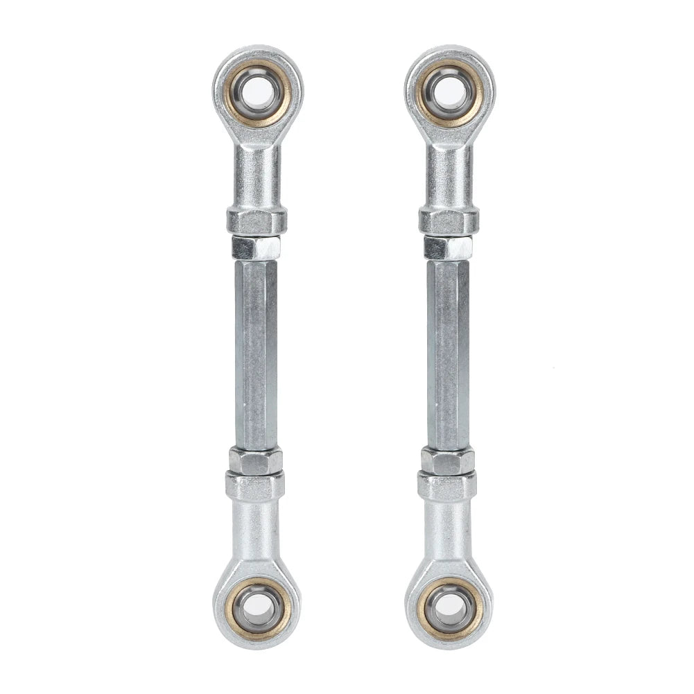 150mm -170mm 8mm Steering Tie Rod Kit Ball Joint for 49cc Electric Mini ATV Go Kart ATV Go Kart Accessory Steering Tie Rod Qme Default Title